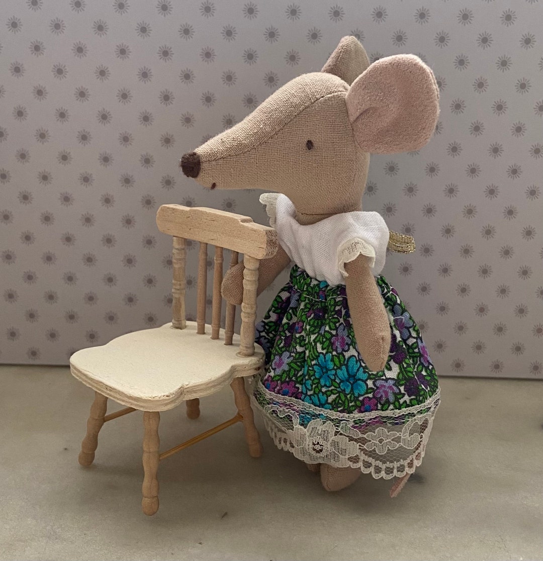 Maileg Mouse Handmade Clothing Sets. Little Skirt and Tie Back Top. Etsy