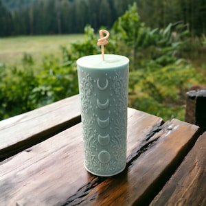 Beeswax Moon Phase Candle
