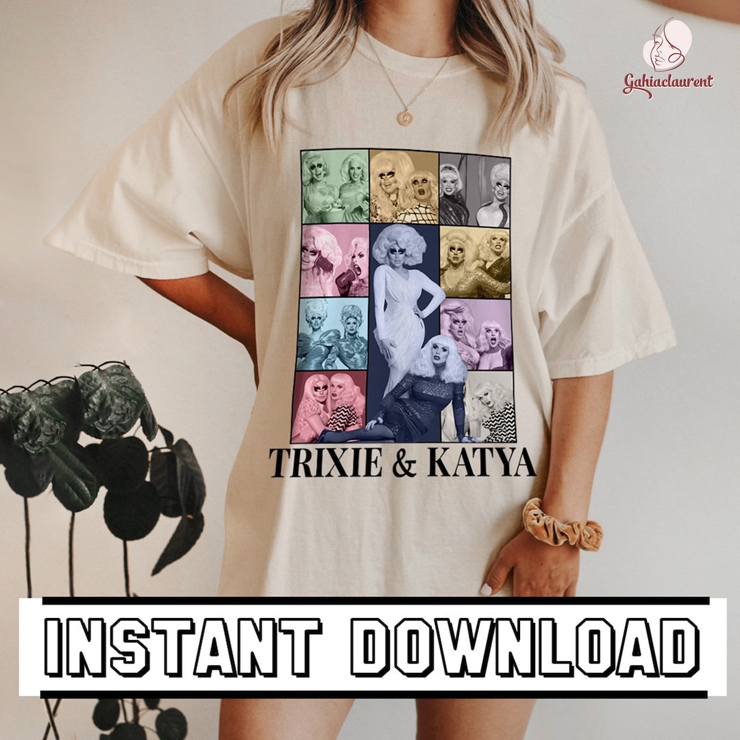 Trixie & Katya the Eras Style Design, Trixie and Katya Merch, Drag