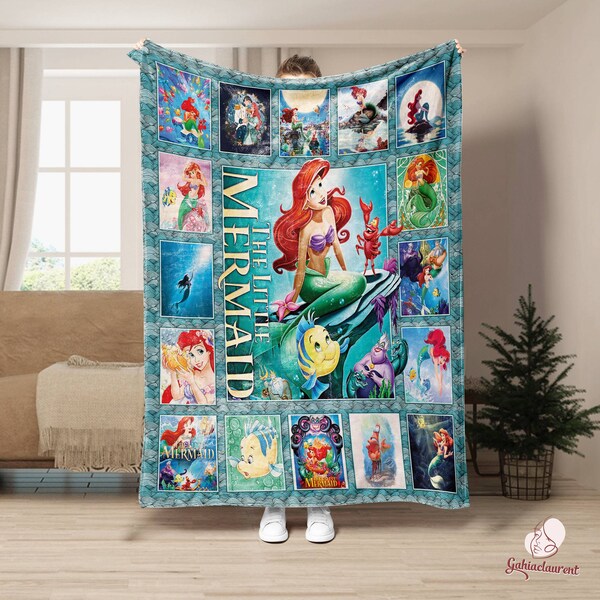Mermaid Blanket Etsy