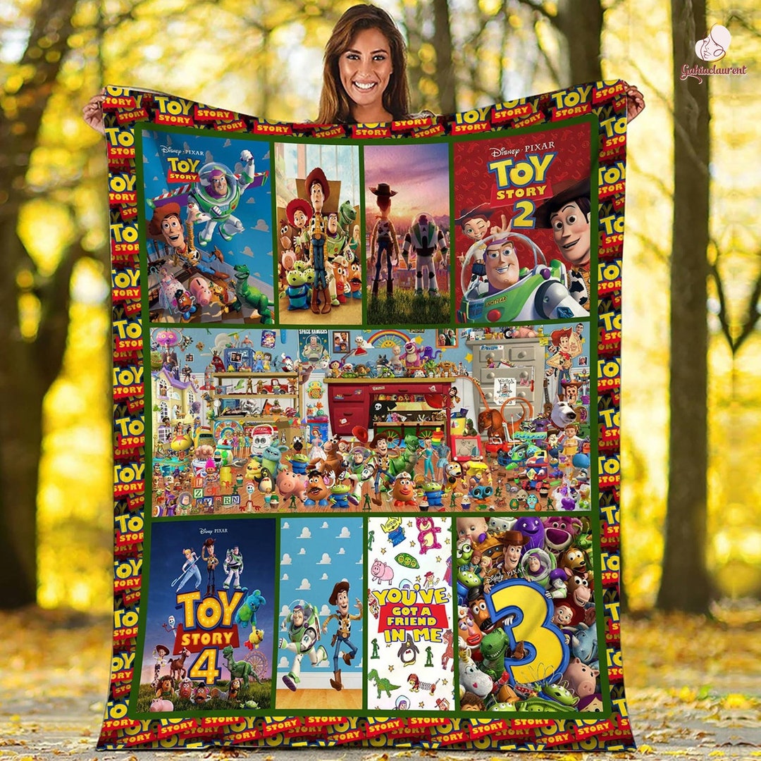 Toy Story Fleece Blanket Buzz Lightyear Fleece Blanket Etsy