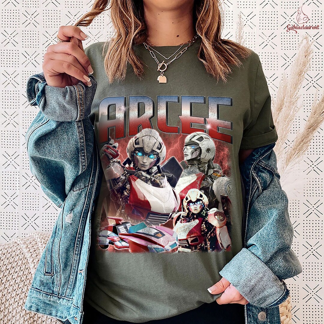 Vintage Arcee Transformers Shirt Autobots Arcee Shirt Etsy