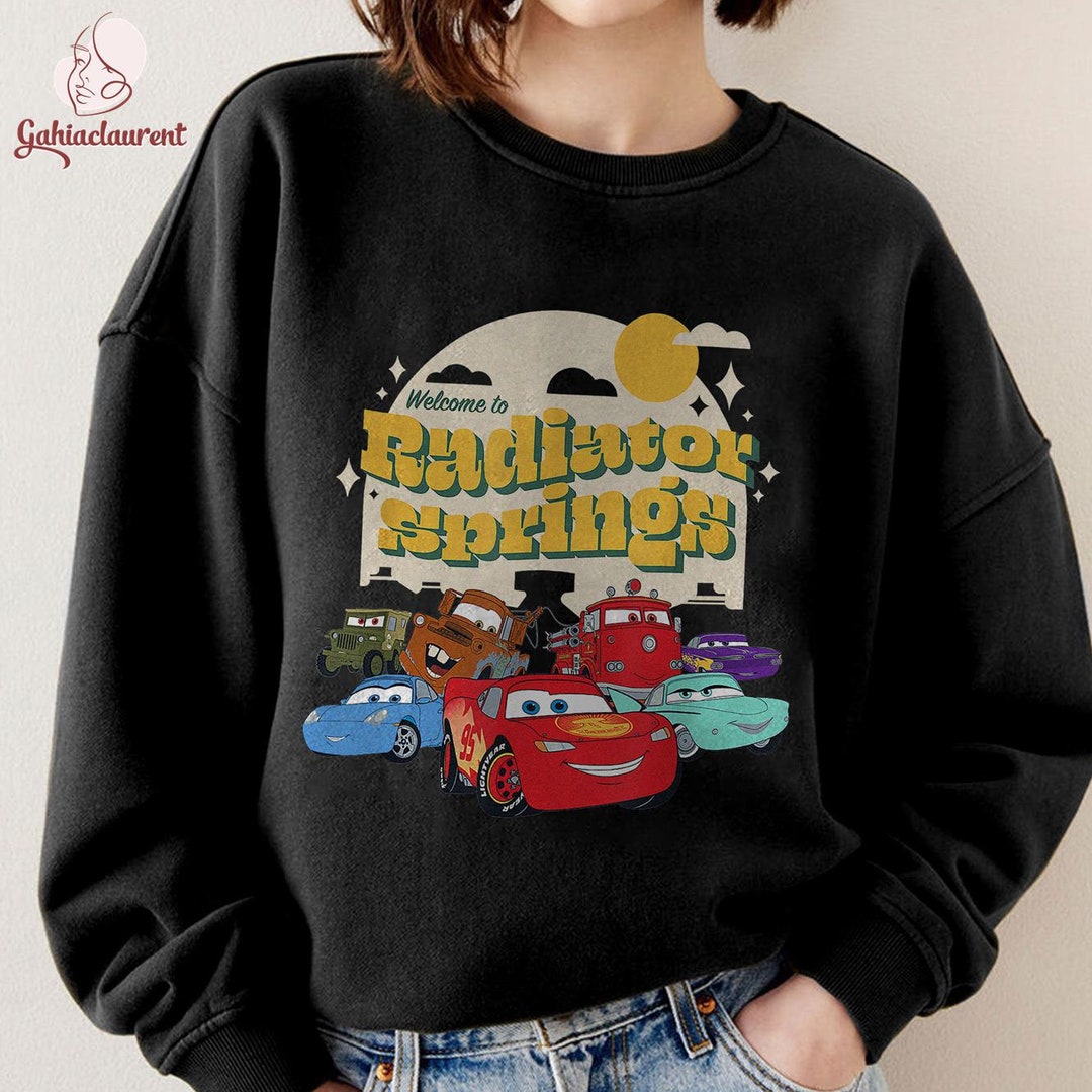 Cars Movie to Radiator Springs Shirt Lightning Mcqueen Cars