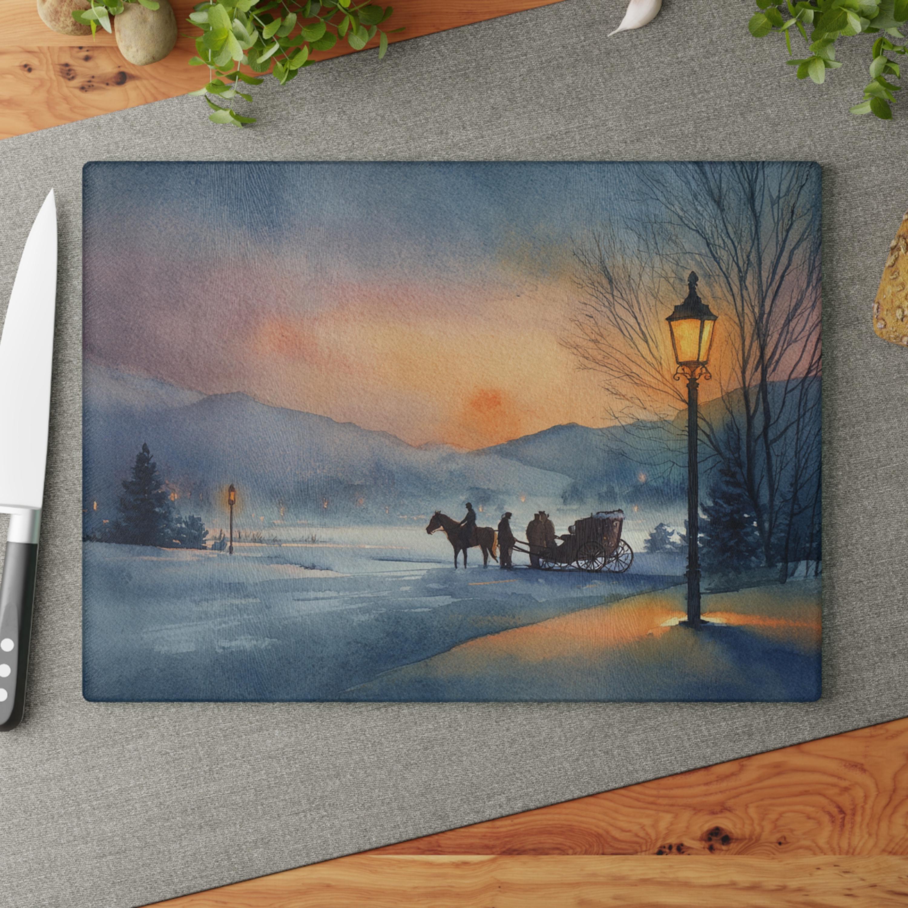 Set De Panneaux Coussins Motif Cheval D'hiver - 2 Panneaux, Coton, à Coudre