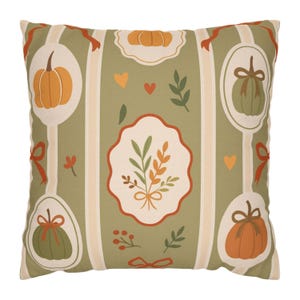 Cute Pumpkin Pillow, Smiling Accent Pillow, Cozy Fall Throw Pillow, Halloween Pillowcase, Soft Pumpkin Pillow Cover, Autumn Home Decor