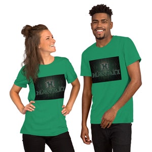 70's〜 HAWAII UNIVERSITY CROPPED T SHIRT University of Hawaii Cropped Tee, Crop T-shirt, UH Manoa