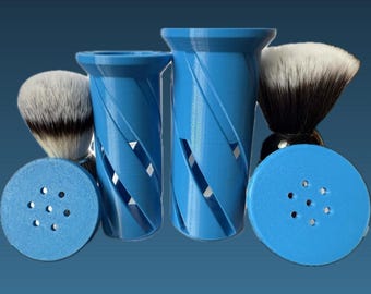 Vented Shave Brush Case V2 Update | 3D Printed