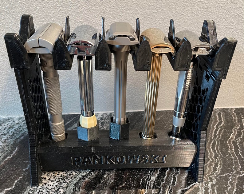 5 Razor Stand/rack, 3D Printed (updated V2) - Etsy