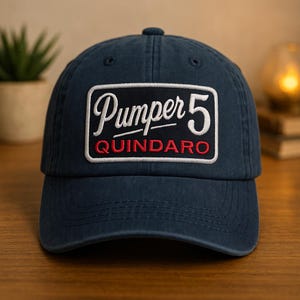 Custom Fire Department Hat –  Embroidered Cap – First Due Washed Dad Hat