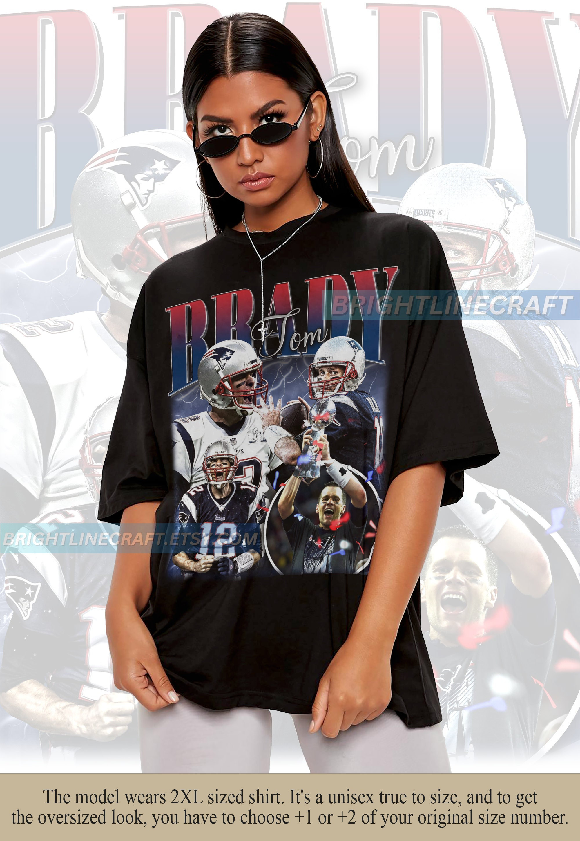 Tom Brady tie Dye THE GOAT Hoodie Vintage NFL Super Bowl 