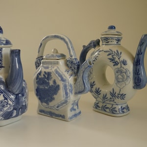 3 Beautiful English Teapots