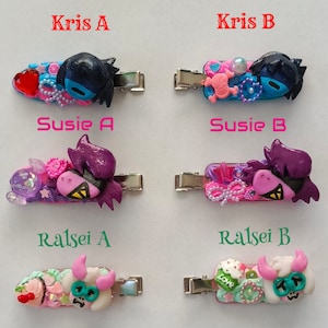 Deltarune Decoden Hairclip Kris/Susie/Ralsei/Lancer/Spamton/Jevil image 2