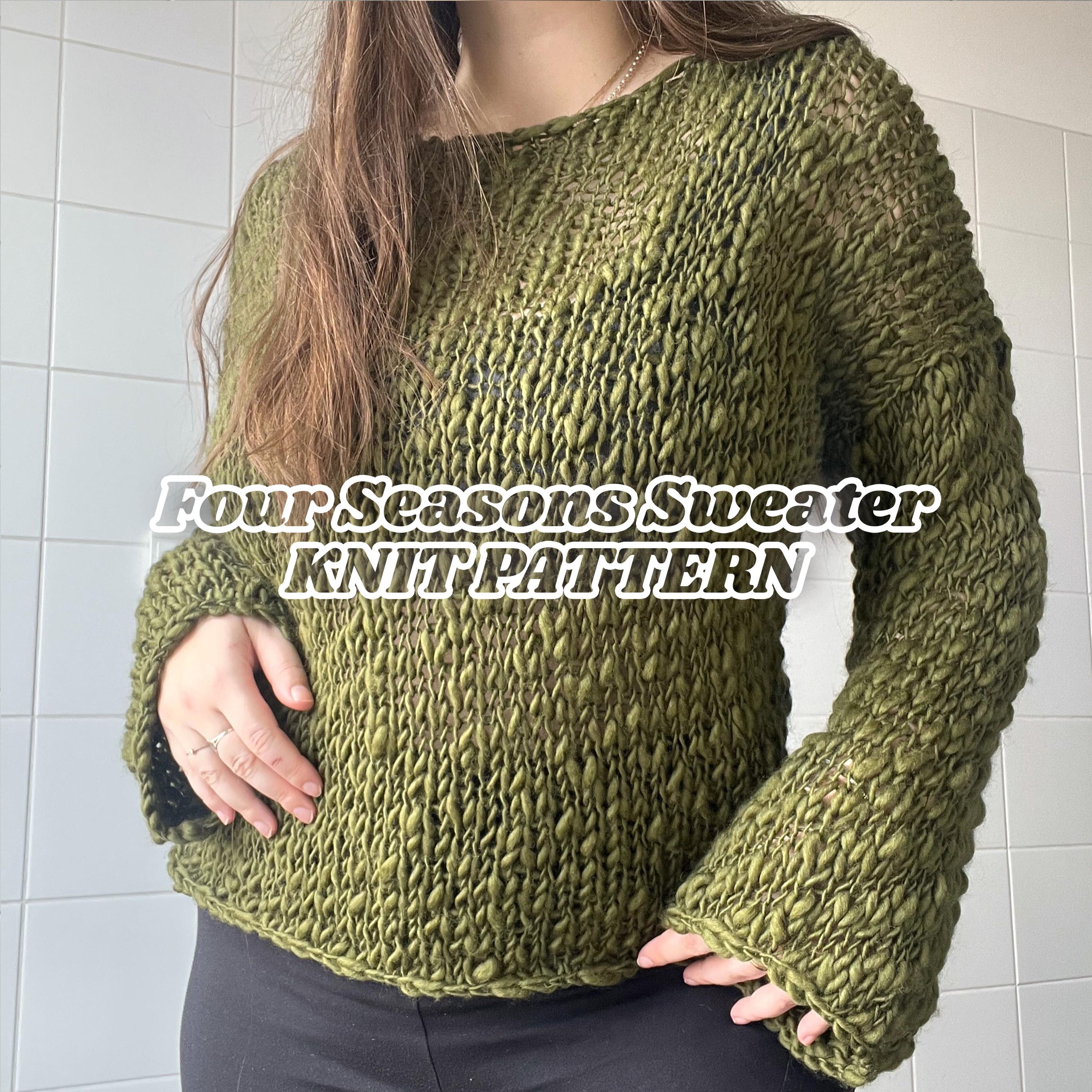 トップス Andequal sheer pattern knit Sheer Knitted Top Pattern - Etsy