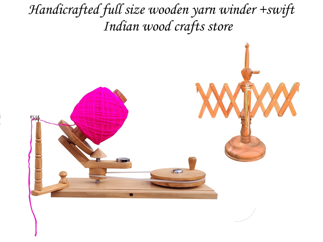 Wooden Yarn Ball Winder Handcrafted Large Yarn Winder for Etsy
