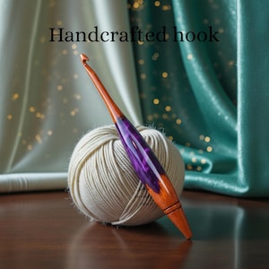 Handgemaakte harshaaknaald – Ergonomische teruggewonnen houtvezelkunst en moederdagcadeau