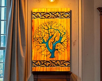 Resin Tree Urn for Human Ashes: Customizable Memorial Urn