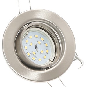 Decken Einbauleuchte Einbaustrahler LED 5W flach nur 26,5mm Einbautiefe