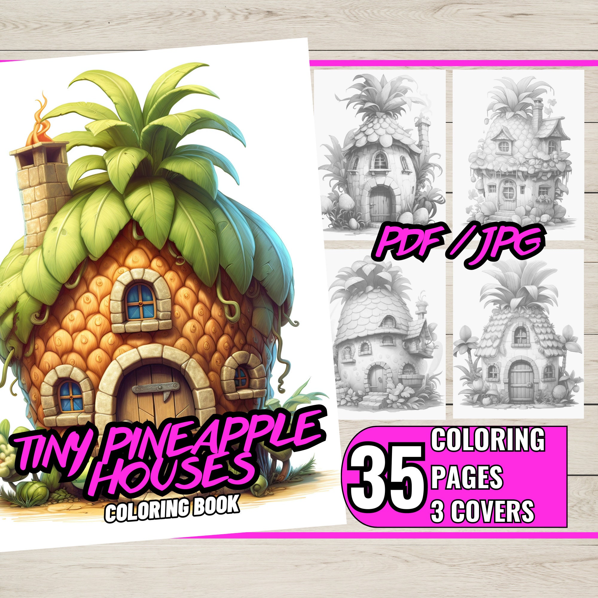 Spongebob Pineapple House Coloring Pages