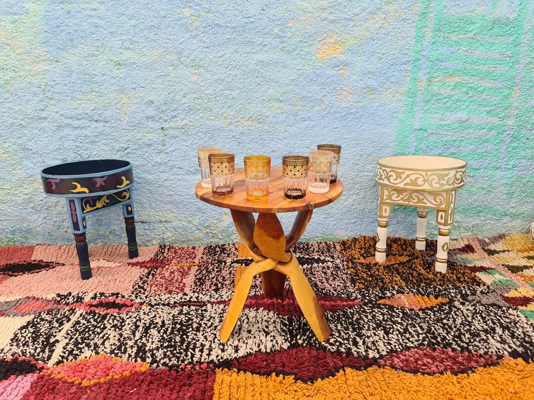 2 Verres Beldi Verts - Thé Ou Café Marocain, 200 Ml, Verre Soufflé, Neufs