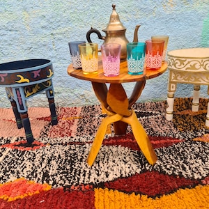 Verrerie marocaine, verres Beldi 6 tasses ou 12 tasses,, Moroccan glassware, Moroccan home decor, Middle Eastern decor, Mint tea glasses