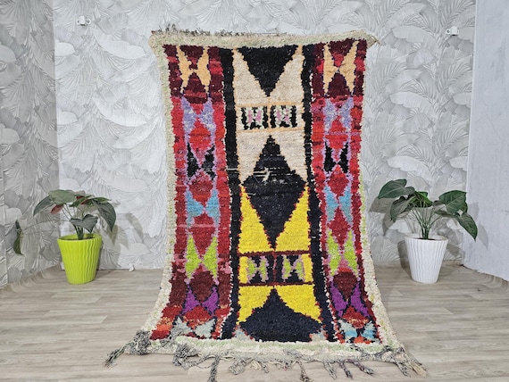 Grand Tapis Marocain Boujaad - Laine - Coloré - 8x10 Ft - Neuf - The Modern Rug 2000