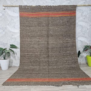 6 x 9,3 FT Autentica vecchia coperta berbera - HAIK VINTAGE tessuta a mano in tessuto marocchino - unica - boho - tessuto antico 183 x 284 cm, coperta accogliente, coperta di Halloween