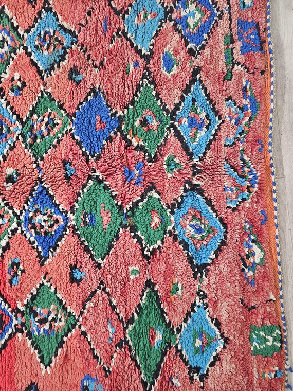 ヴィンテージ　ブジャドラグ Vintage boujad Rug – Zarabiya