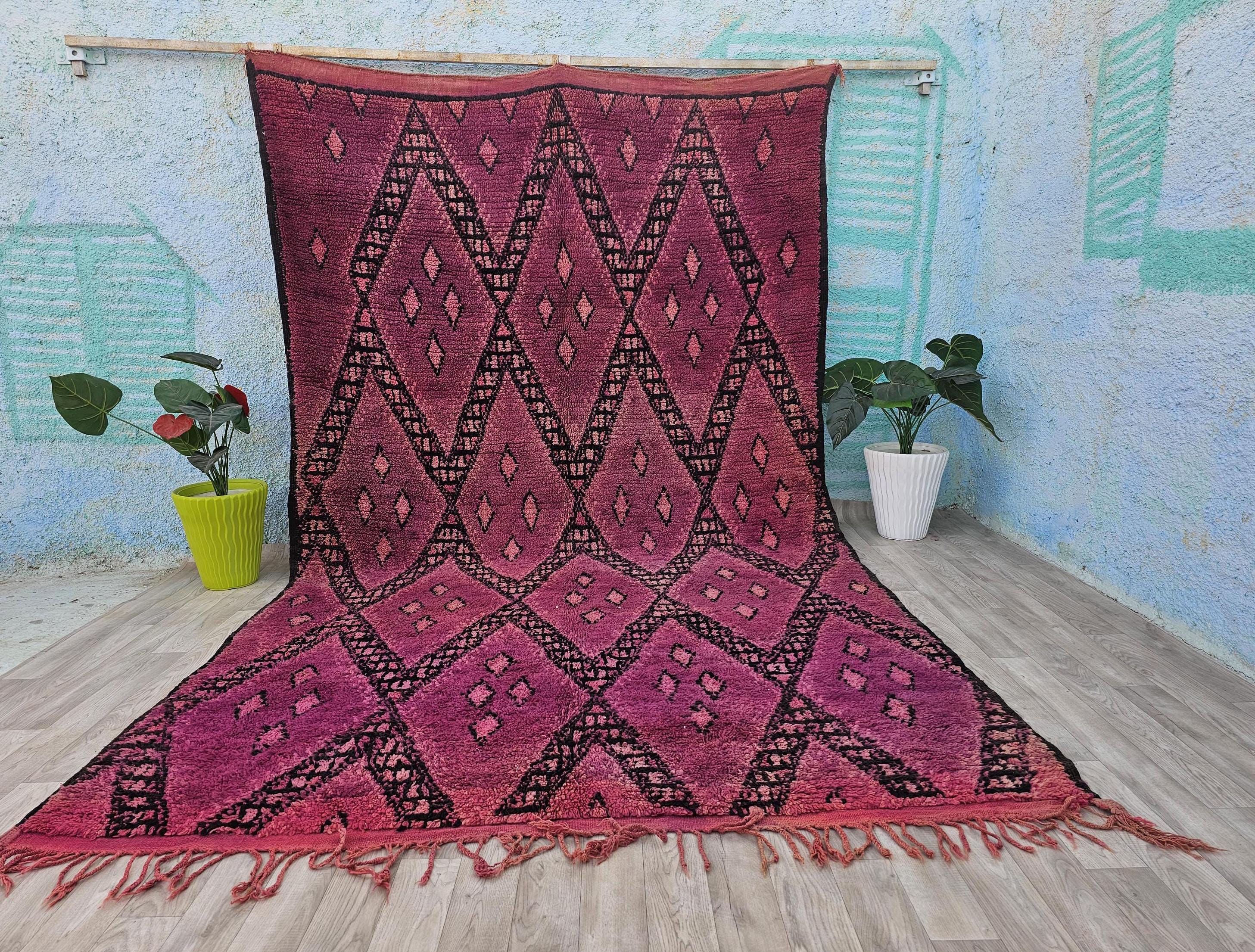 Vintage beni mguild rug, Moroccan rug, 6,4X10,9 FT 198 X335 CM