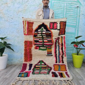 Black Moroccan Rugs 8.1 FT x 9.7 FT - Handmade Beni Ourain Style, Area Rug 8x9, berber rug