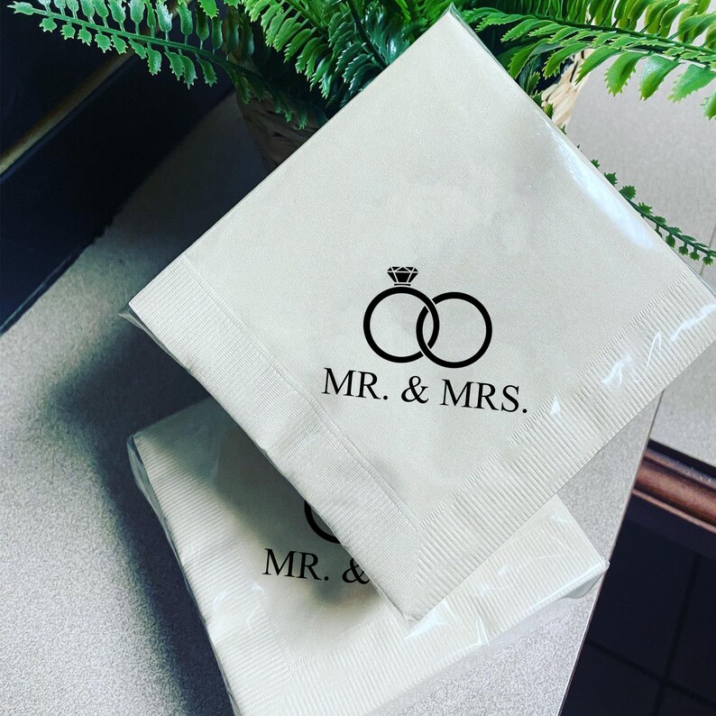 Custom Wedding Napkins Personalized Napkins Personalised Etsy Australia