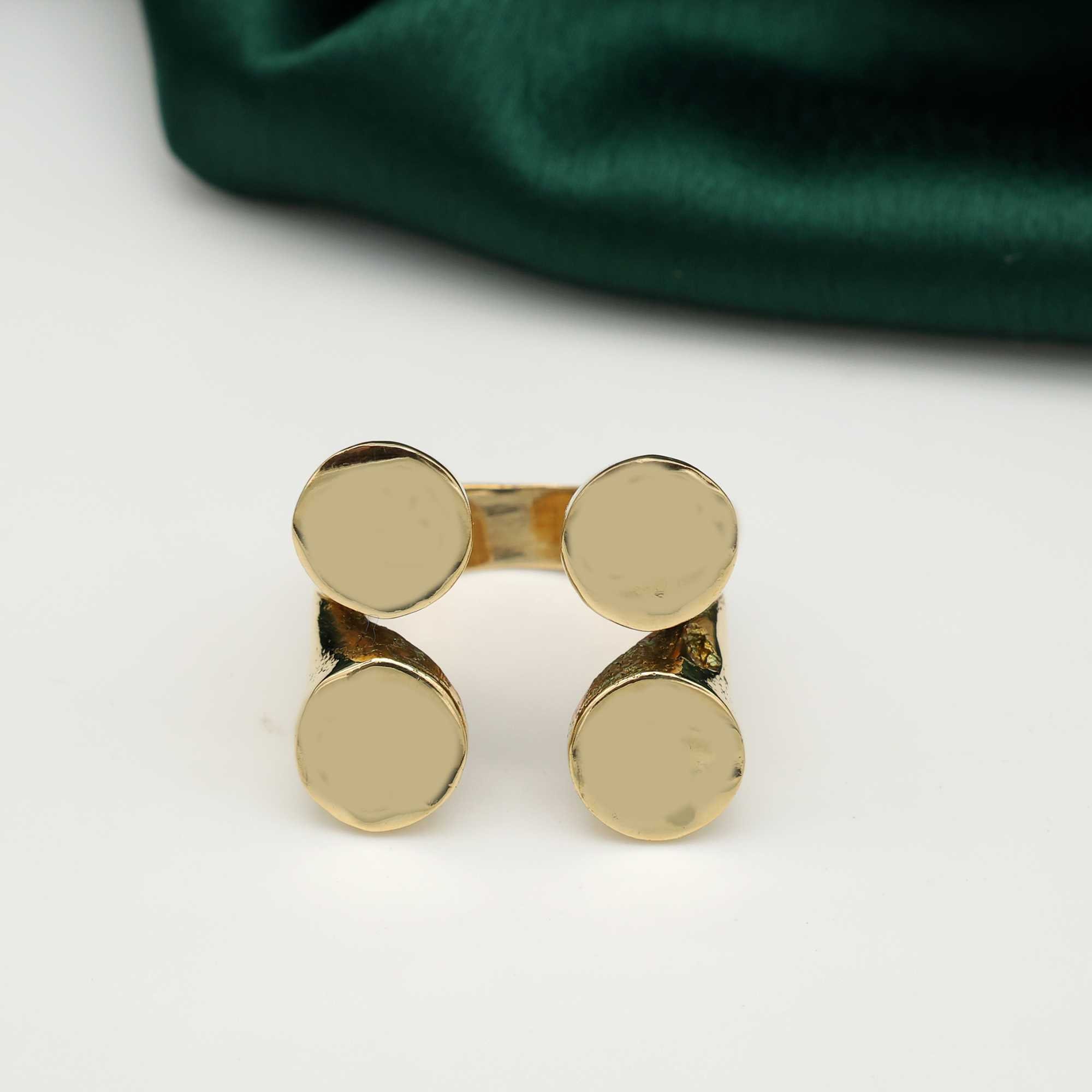 Trendy Gold Ring, Hippie ring, Adjustable Ring, Geometric ring, Yoga Jewelry, Boho Ring, Brass ring, Gift For Her, Handmade Ring,Unique Ring