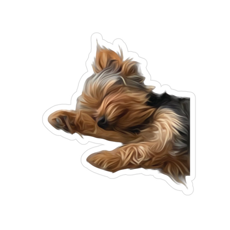Yorkie Sticker / Decal for Laptop, Notebook Etc / Water, UV, & Scratch ...
