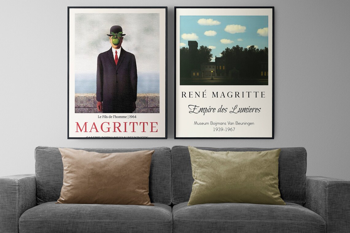 René Magritte Le Fils De L'homme Poster René Magritte Le Fils De L