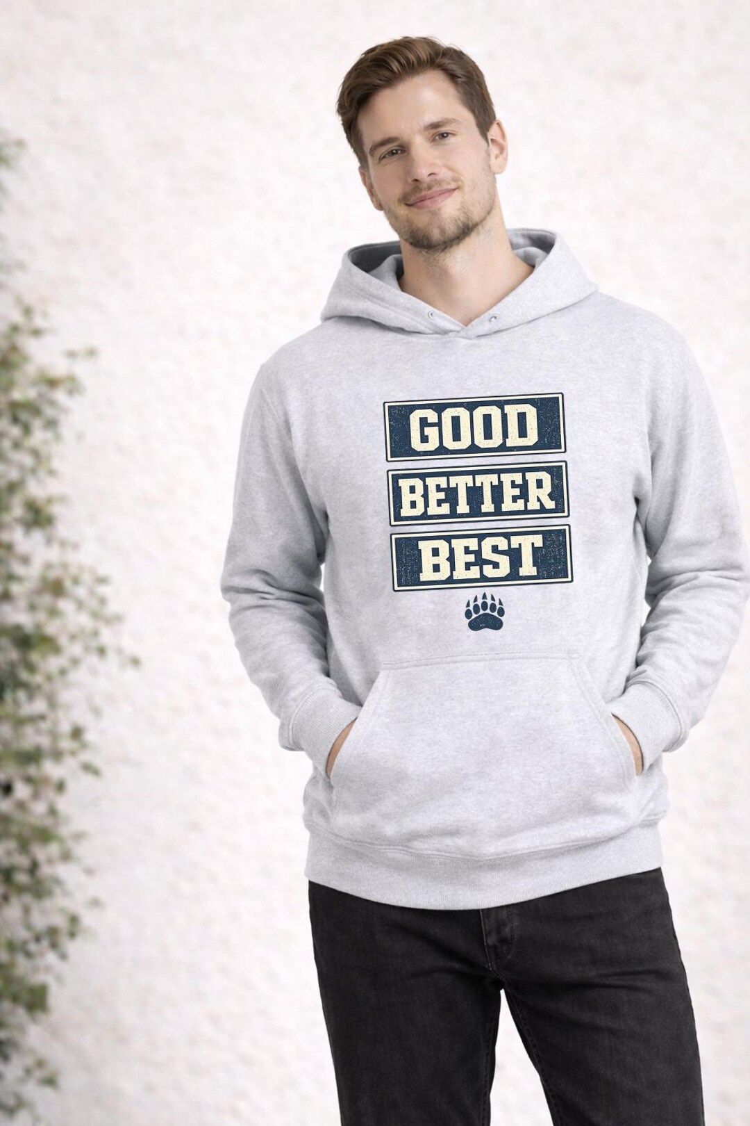 Good Better Best Football Shirt | Retro College Block Design Sweatshirt ...