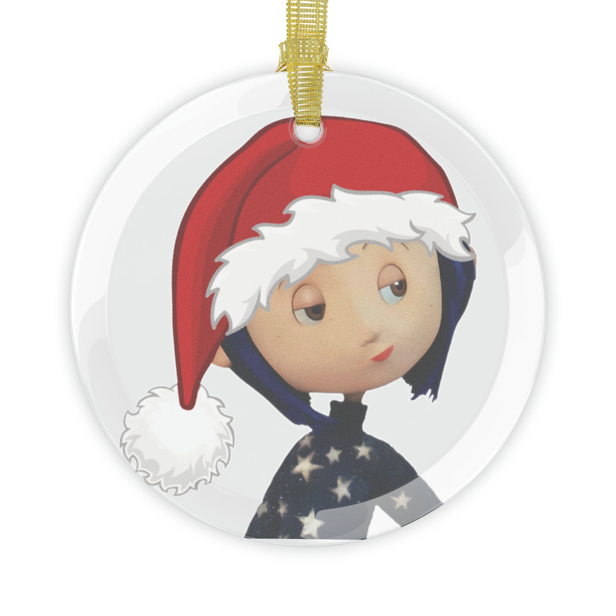 Coraline Christmas Glass Ornaments Etsy
