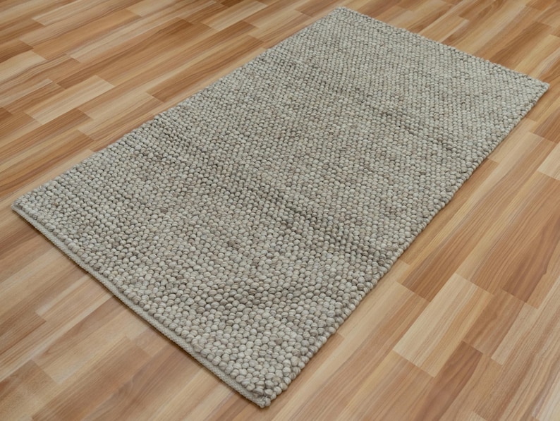 Nubby Rugs Chunky Bubble Rugs | Handmade Wool Rug | Handwoven Vintage Area Cozy ...