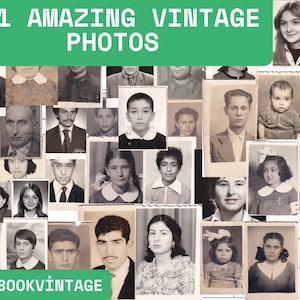 Exquisite Collection of 101 Vintage Photographs from the 1950s & 1960s – High-Quality Digital Ephemera for Scrapbooking, Art Projects,