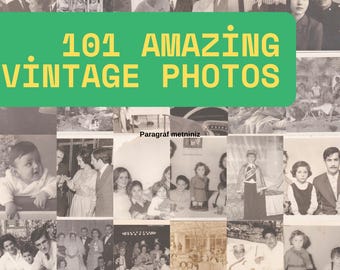 101 vintage zwart-witfoto's – zeldzame antieke collectie – direct digitaal downloaden a0