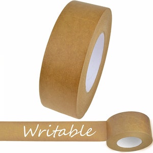 Sustainable Natural Kraft Paper Tape 50mm*50M Writable Ultra Strong Green Packaging Eco Friendly Wrapping Eco Supply Australia