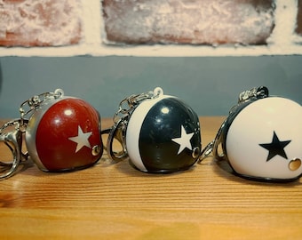 Retro Cute Motorcycle Helmet Charm DIY Supply Lobster Keychain Keyring Acc US Vintage Street Look Waist Mount Keepsake Gift Idea Australia