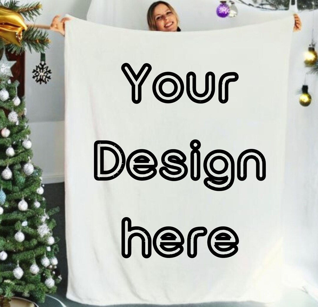 White Blanket Mockup winter Mockup Christmas Mockup Model Etsy