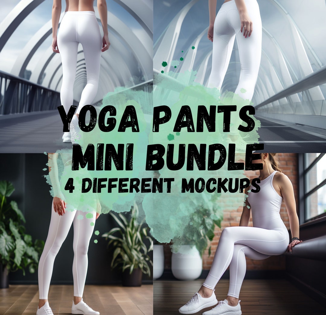Leggins Mockup Bundle Yoga Pants Mockup Sportpants Mockup Etsy