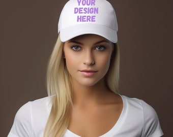 Trucker cap mock up, accessories mockup, women mock up, hat mock up, cap mockup, winter mockup, women cap mockup, model mock up,