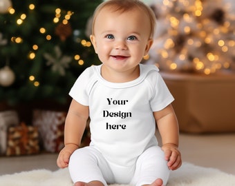 Infant onesie Mockup, baby bodysuit Mockup,toddler christmas Mockup, onesie Mockup, baby mockup children mockup, toddler mockup, rabbit skin