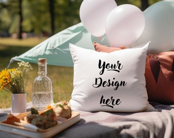 Pillow Mockup spring Styled Pillow Mockup  Dekor  Pillow Mockup Accent Pillow Mockup Pillow Mock Up Blank Pillow summer  Throw Pillow Mockup