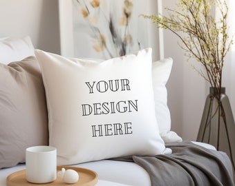 Pillow Mockup Modern Styled Pillow Mockup  Dekor  Pillow Mockup Accent Pillow Mockup Pillow Mock Up Blank Pillow modern  Throw Pillow Mockup