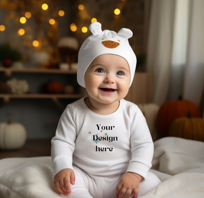 Infant onesie mockup, baby bodysuit mockup,toddler christmas mockup, onesie mockup, baby mockup children mockup, toddler mockup, rabbit skin image 1