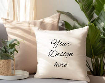 Pillow Mockup spring Styled Pillow Mockup  Dekor  Pillow Mockup Accent Pillow Mockup Pillow Mock Up Blank Pillow summer  Throw Pillow Mockup