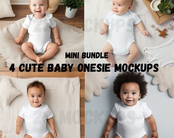 Baby onesie Mockup bundle, baby mockup, Onesie mockup, Mockup Bundle, mockups for babysuits, mockups for baby onesie