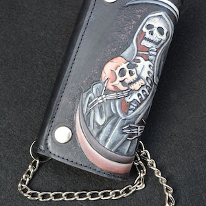 Biker-Geldbörse Custom La Parca